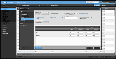 Instruments Set - Protrader Back Office